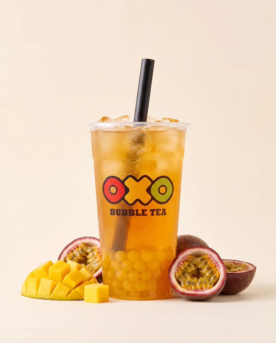Drink OXO mango s kuličkami maracuja